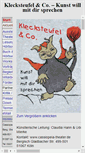 Mobile Screenshot of klecksteufel.cassiopeia-theater.de